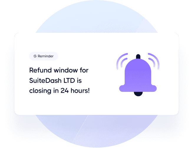 refund reminders